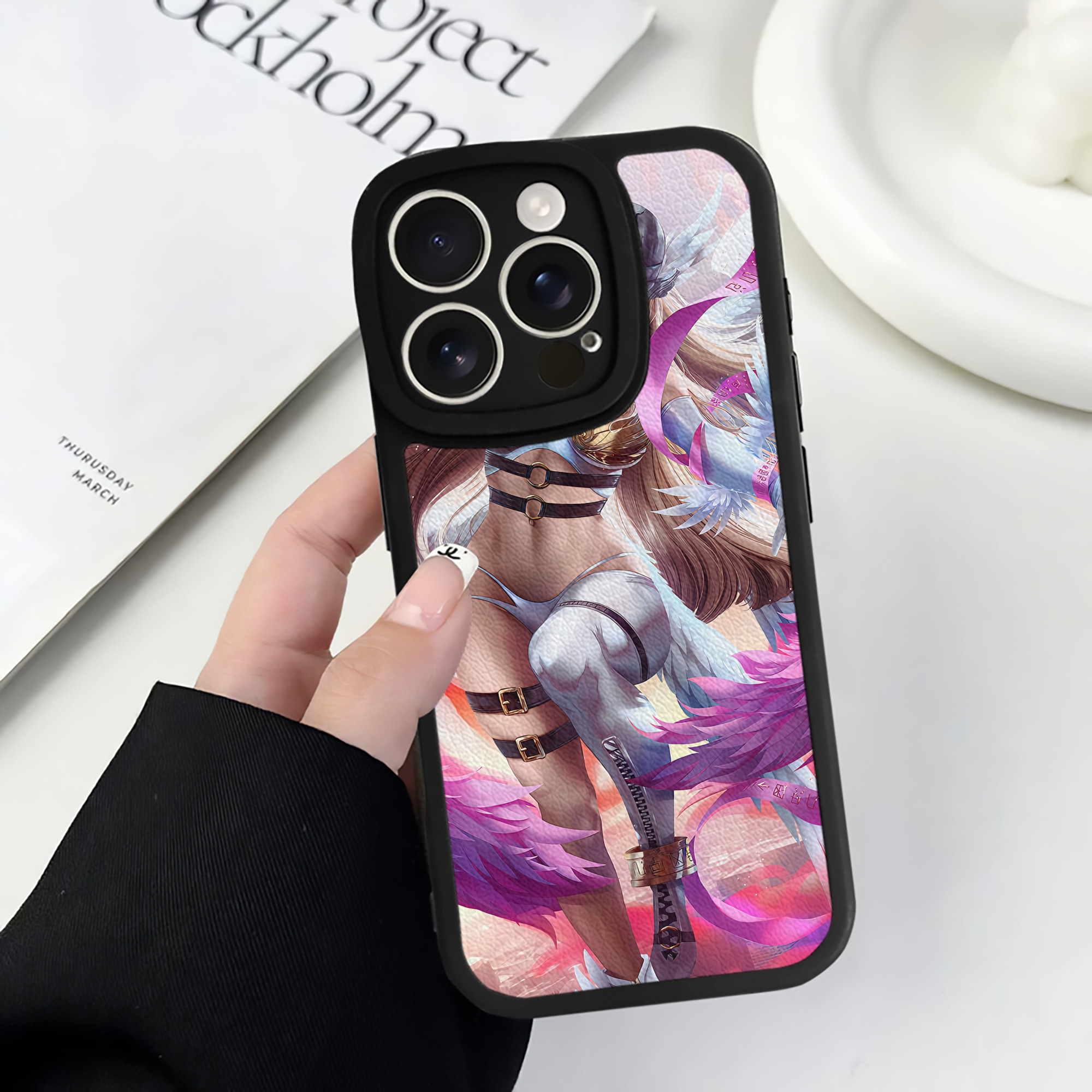 （画像用） Digimon デジタルモンスター/デジモン 【iPhone 16シリーズ対応】シリコンスマホケース（レザー調） 材質：シリコン